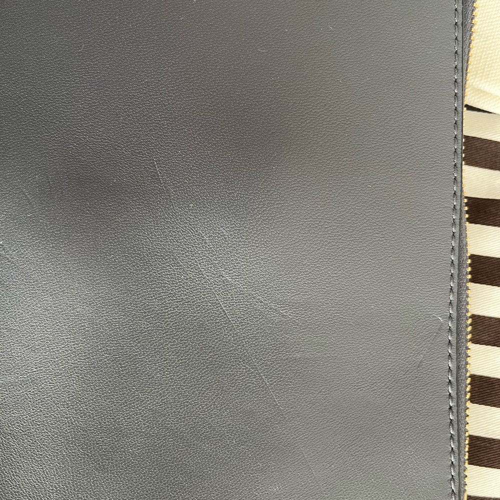 Theory grey Leather Crossbody Bag Clutch NWT - Picture 2 of 6